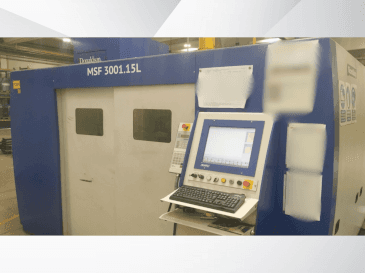 Vista frontale della macchina MicroStep Fiber MSF 3001.15L