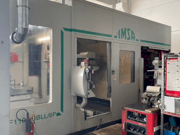 Vista frontale della macchina IMSA TIPO MF1100BBLL 6P