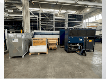 Vista frontale della macchina TRUMPF TruLaser 3040