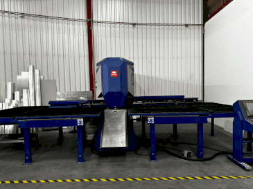 Vista frontale della macchina TECHNOLOGY Tecnotransfer 1500x3000