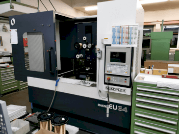 Vista frontale della macchina Makino EU64
