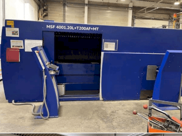 Vista frontale della macchina MicroStep Fiber MSF 4001.20L