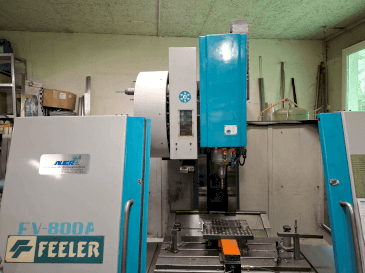 Vista frontale della macchina Feeler FV-800A