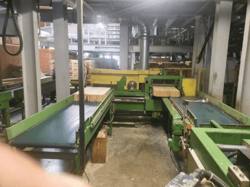 Vista frontale della macchina Grecon Dimter FDL-F 205/600/500