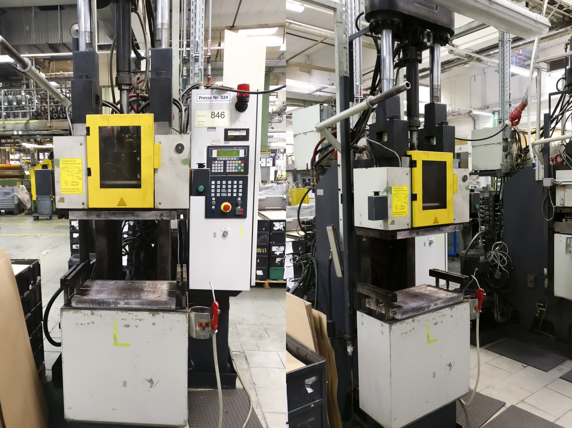 Vista laterale destra della macchina Kloeckner Desma 956.050