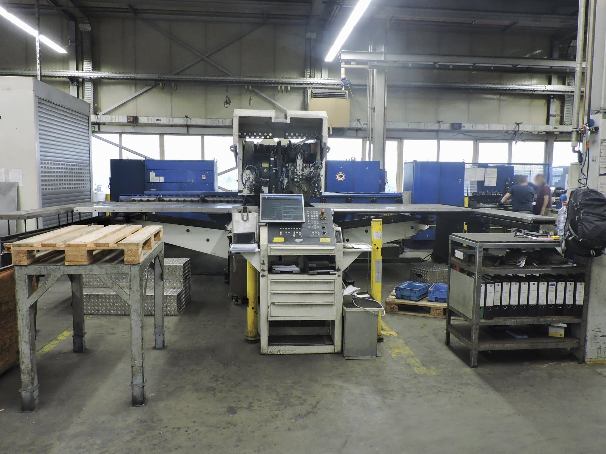 Vista frontale della macchina Trumpf Trumatic 600L
