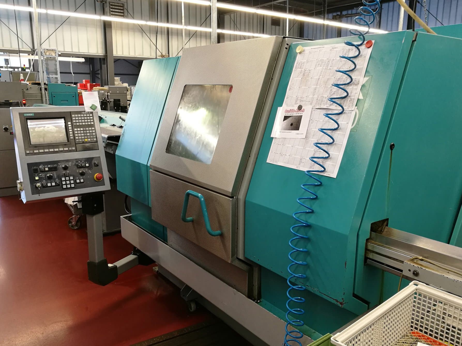 Vista lato destro della macchina Index G200