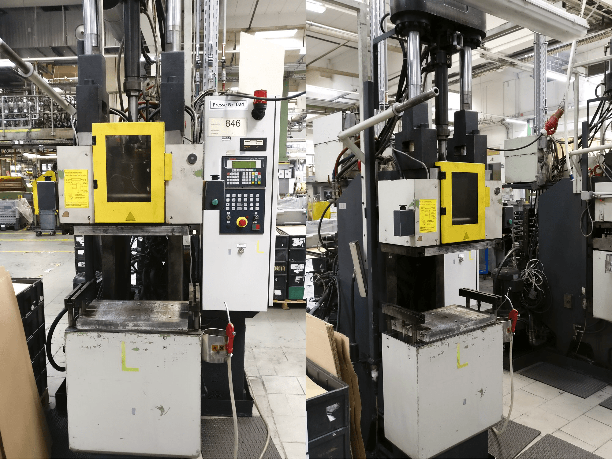 Vista laterale destra della macchina Kloeckner Desma 956.050