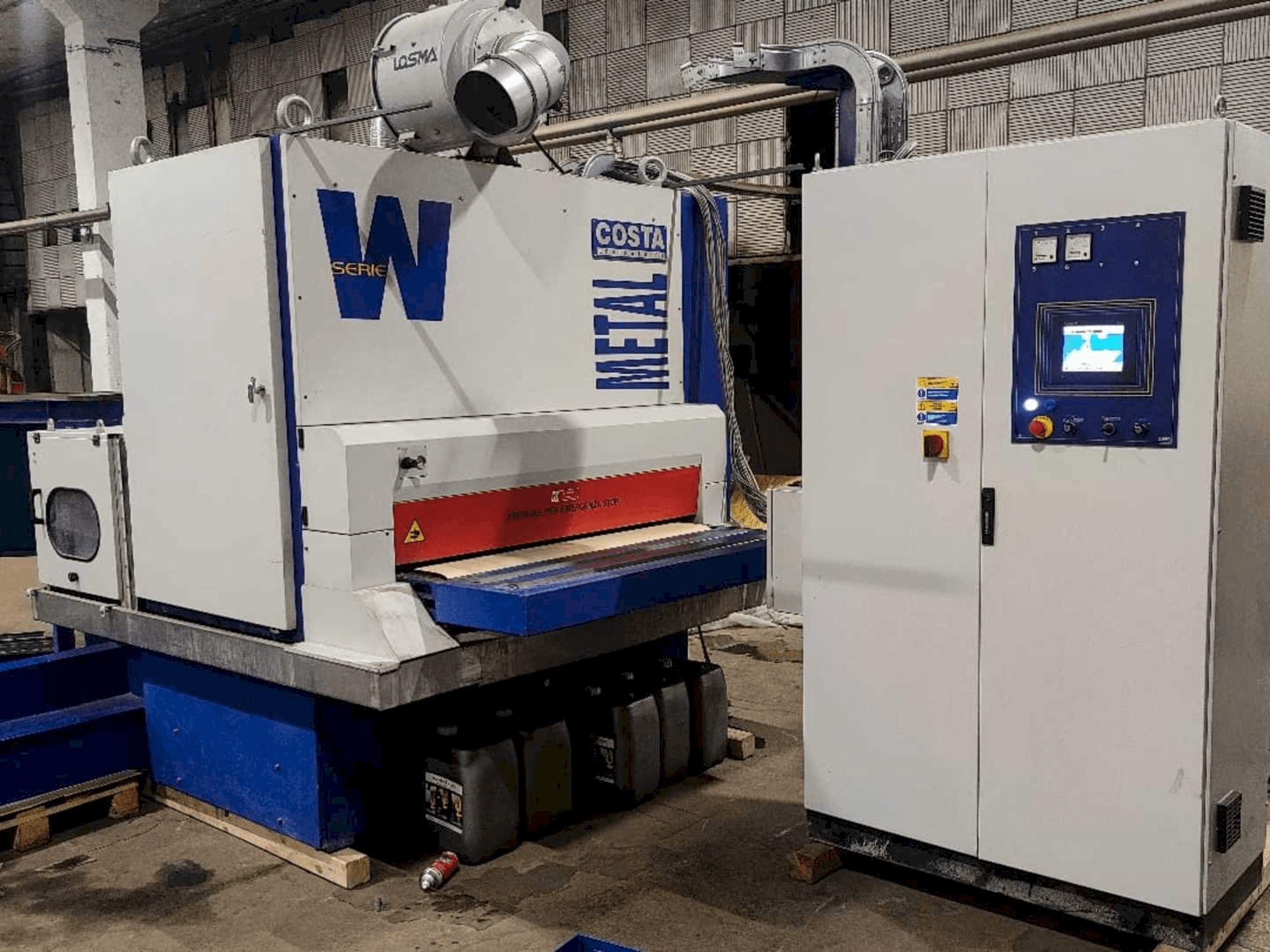 Vista frontale della macchina Costa WD CV 1300