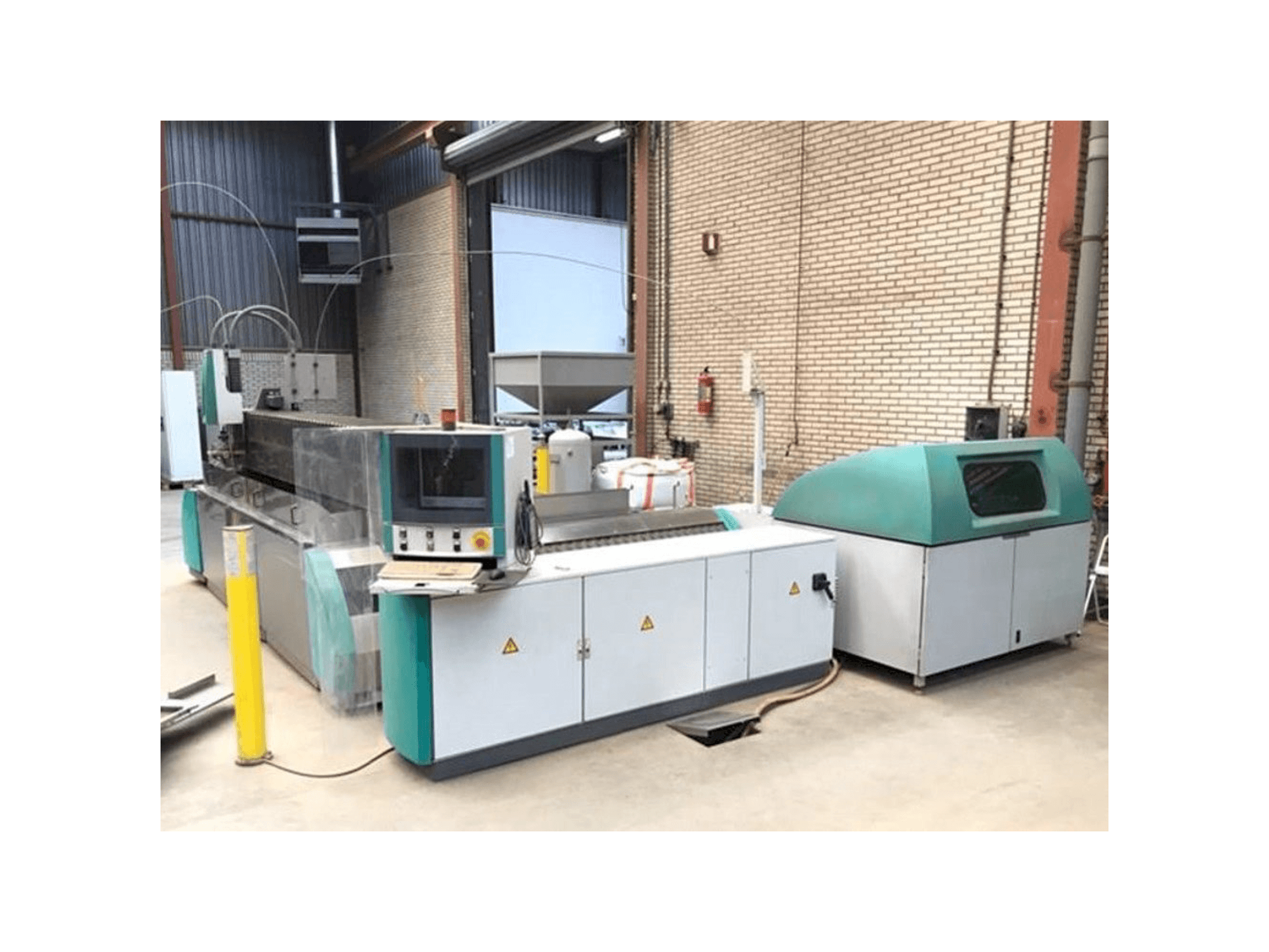 Vista frontale della macchina Flow WMC 3020