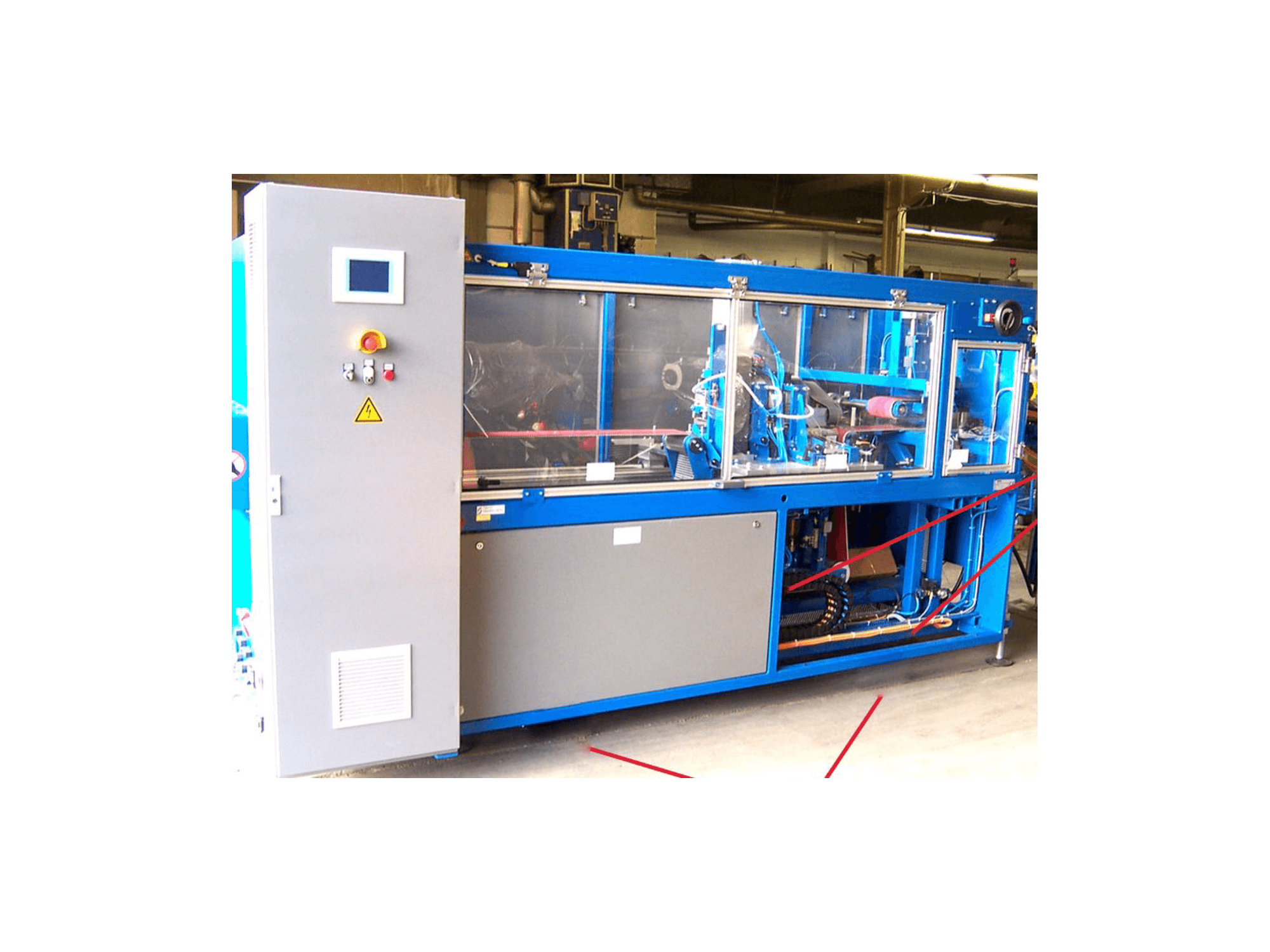 Vista lato sinistro della macchina BASTON TSQ-P-503-S-100