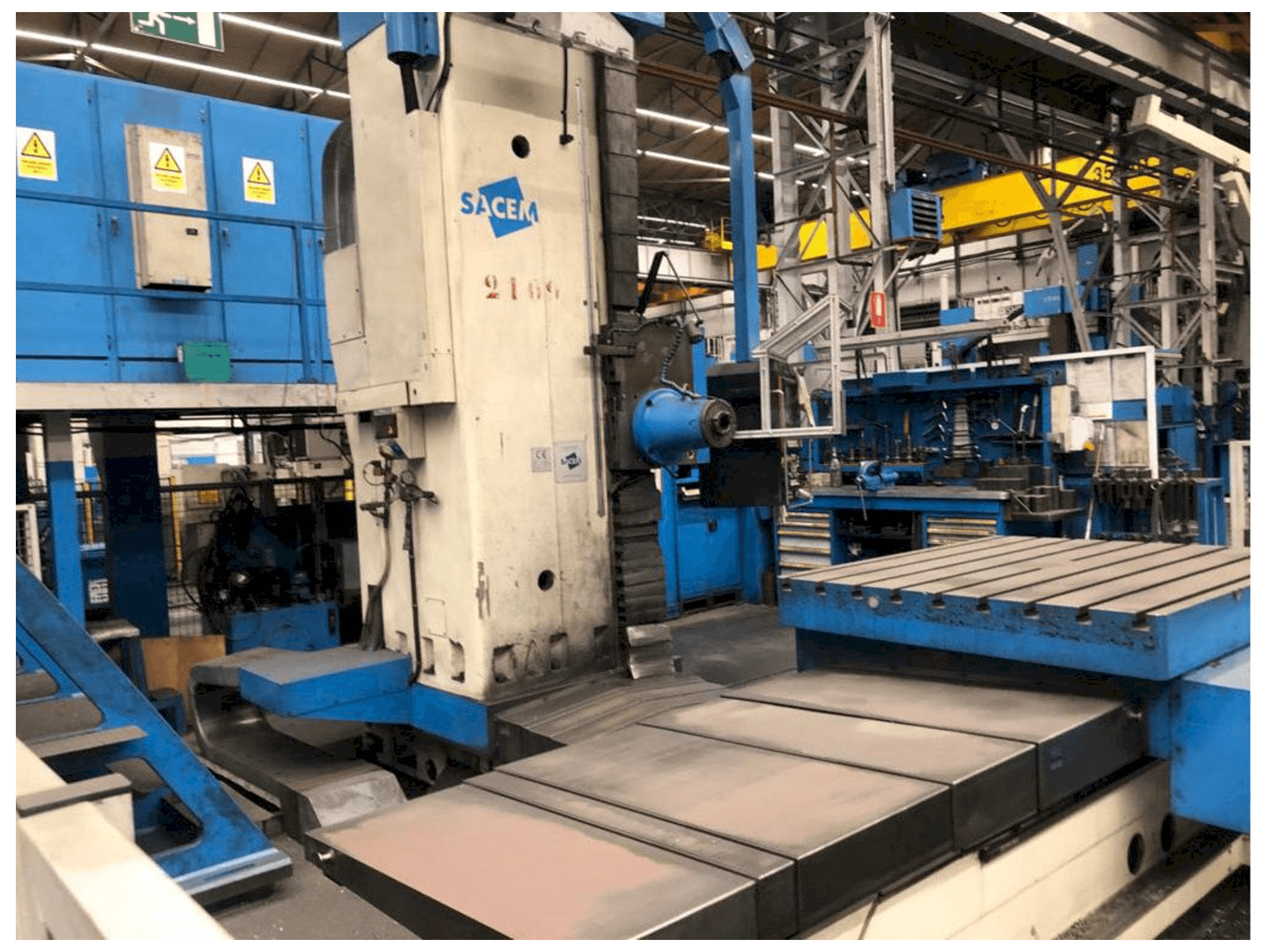 Vista frontale della macchina Sacem MSMG - XC/110-C/N