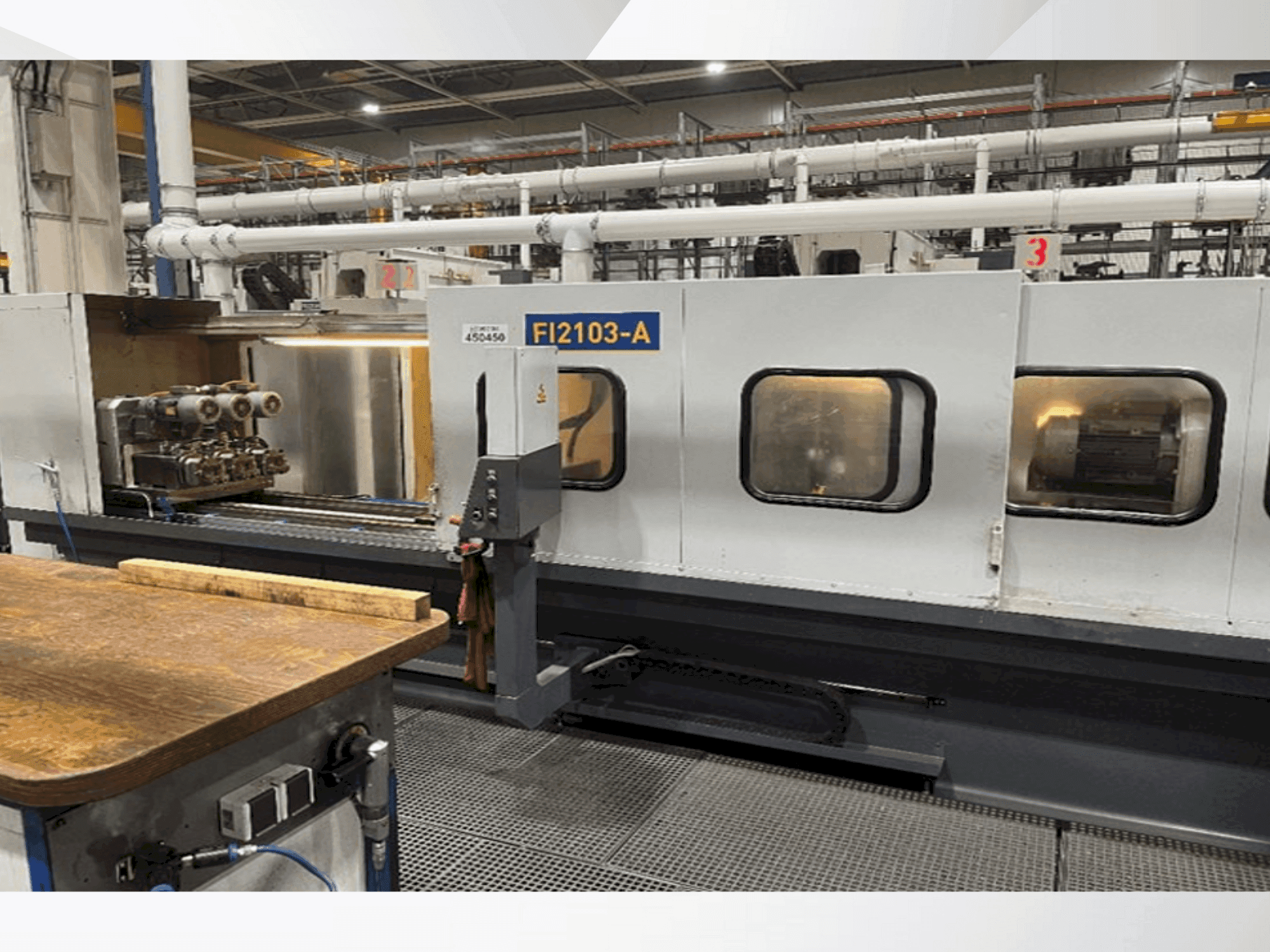 Vista frontale della macchina SFT TBM 3-1500