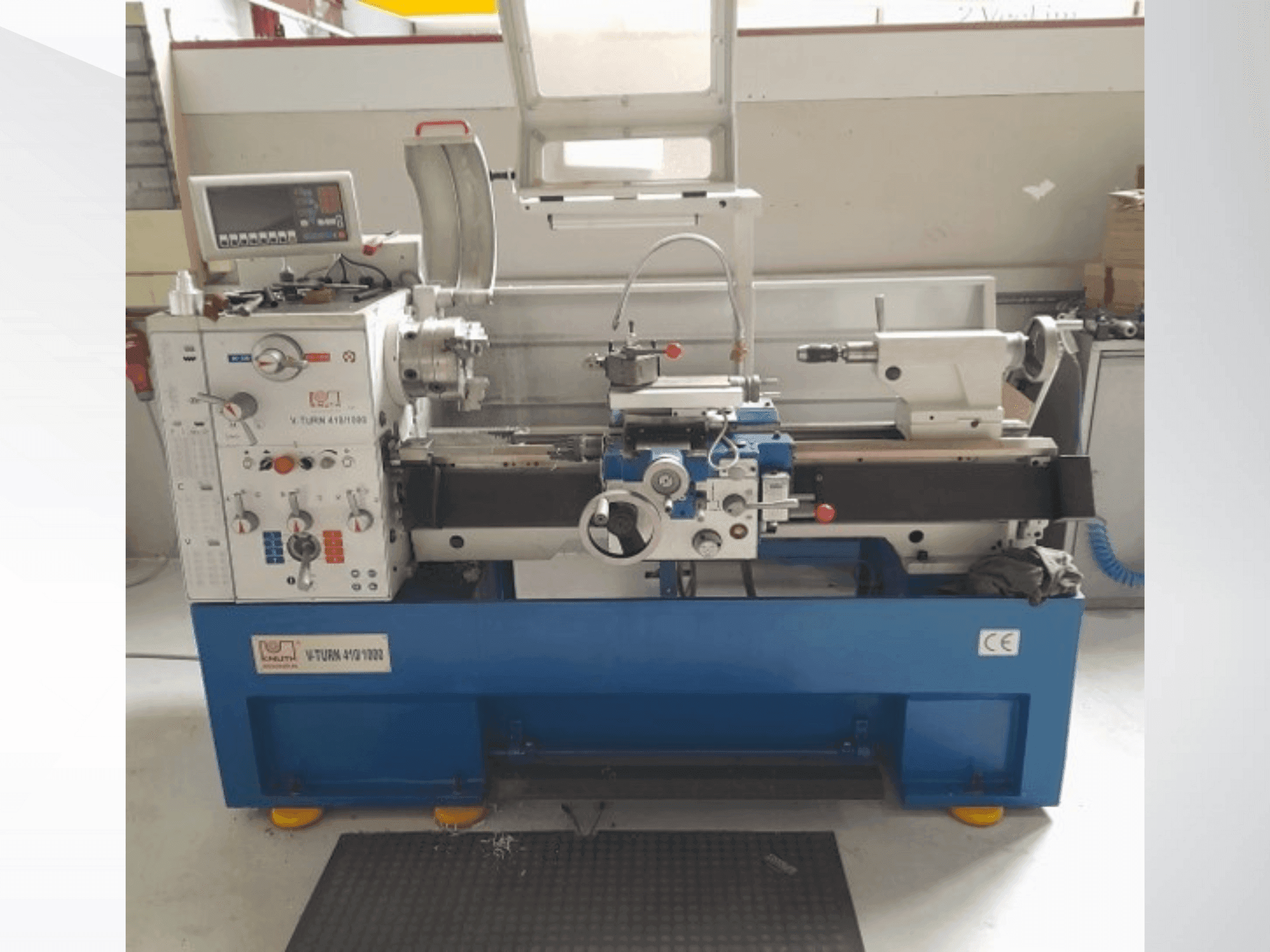Vista frontale della macchina KNUTH V-Turn 410/1000