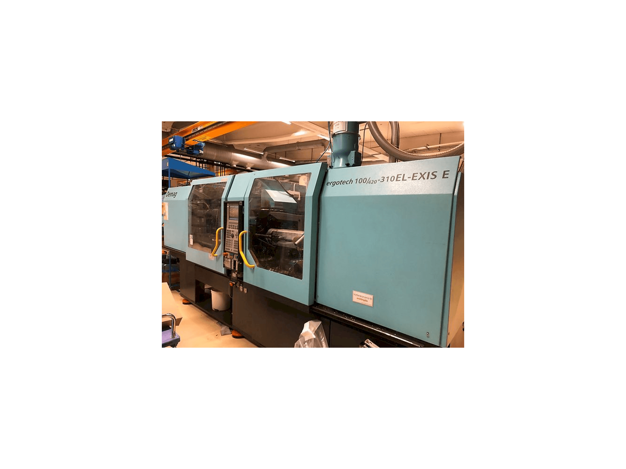 Vista frontale della macchina DEMAG Ergotech 100/420 - 310 EL-EXIS E