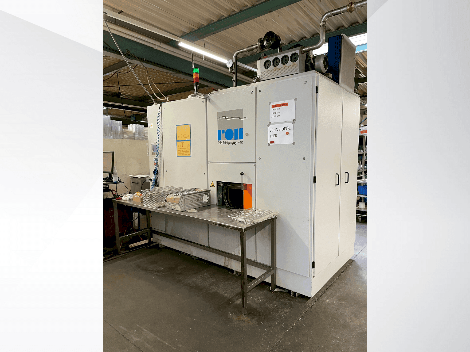 Vista frontale della macchina ROLL RCTS advantage