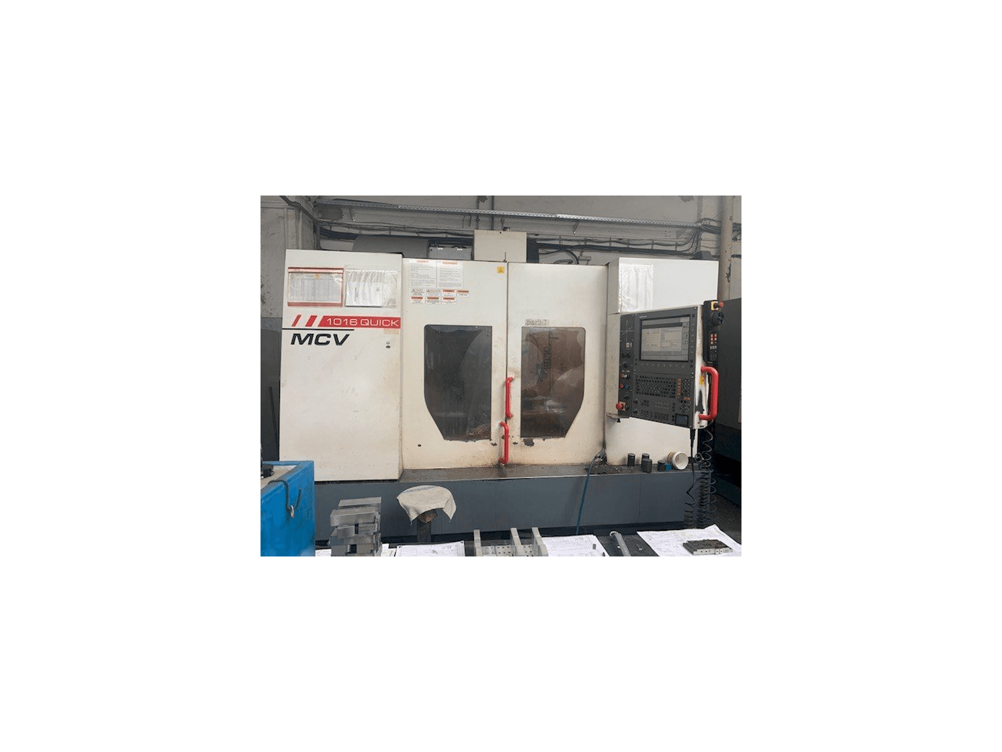 Vista frontale della macchina KOVOSVIT MAS MCV 1016 Quick