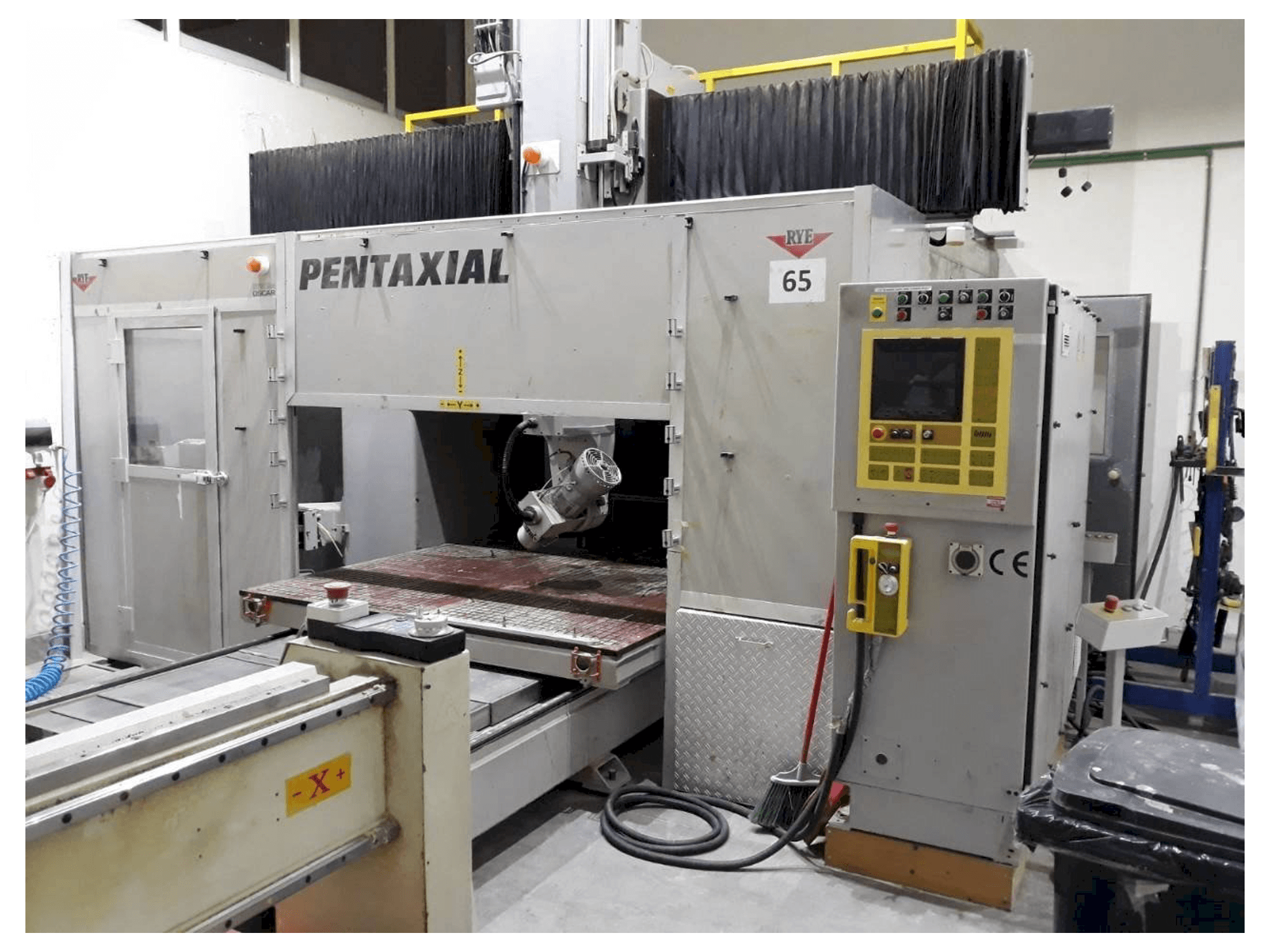 Vista frontale della macchina Rye Pentaxial 1710TP