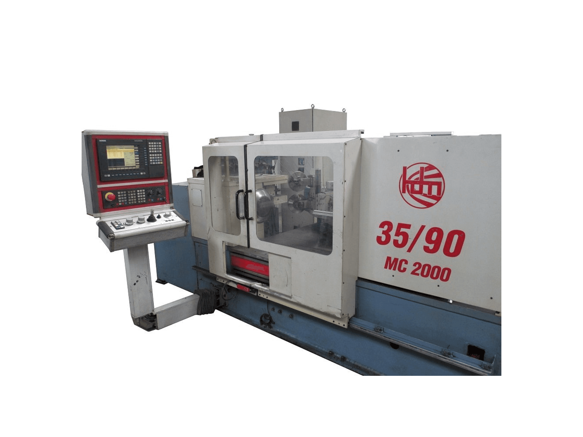 Vista frontale della macchina HDM 35/90 MC 2000