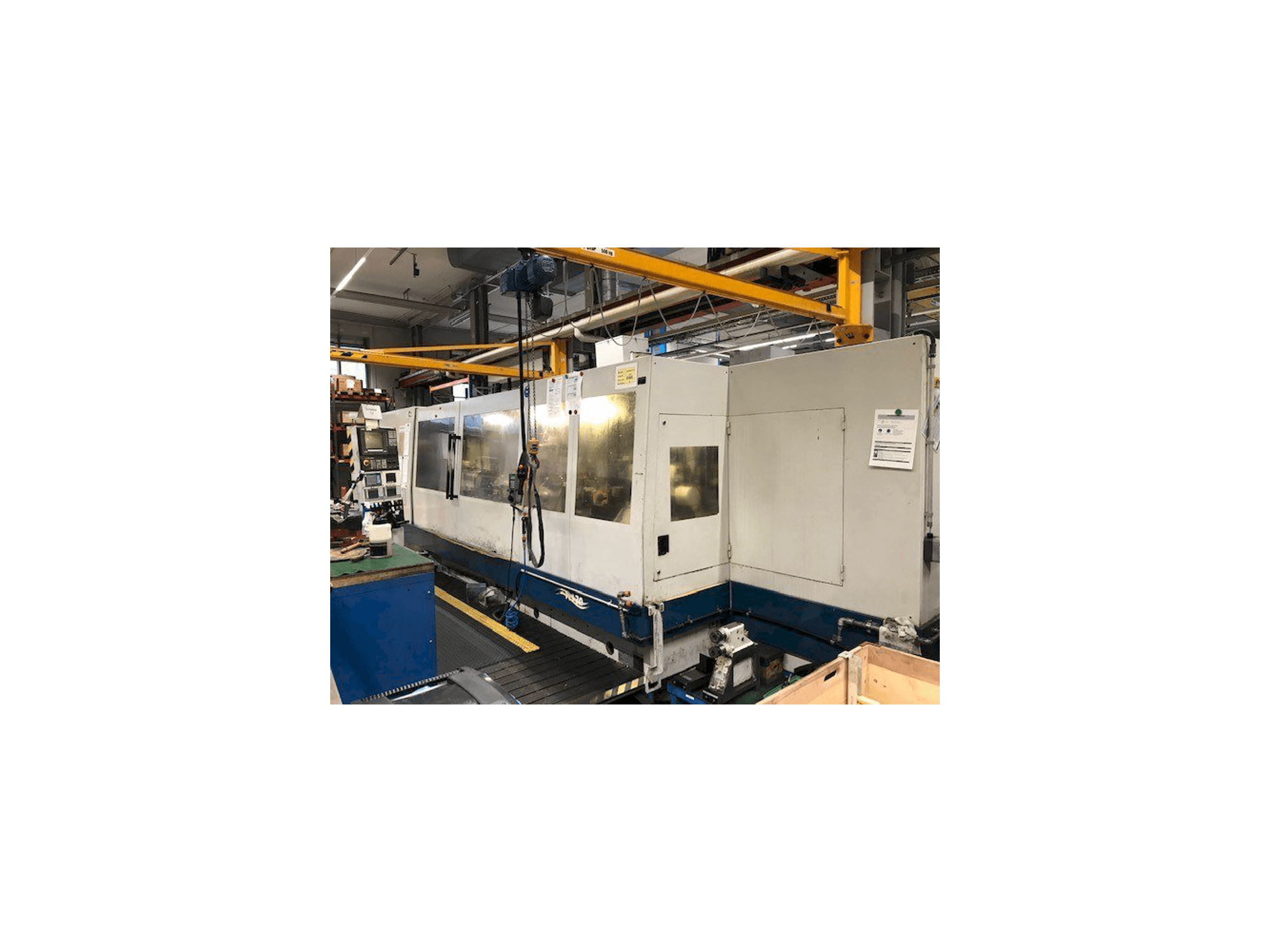 Vista frontale della macchina Tacchella Pulsar