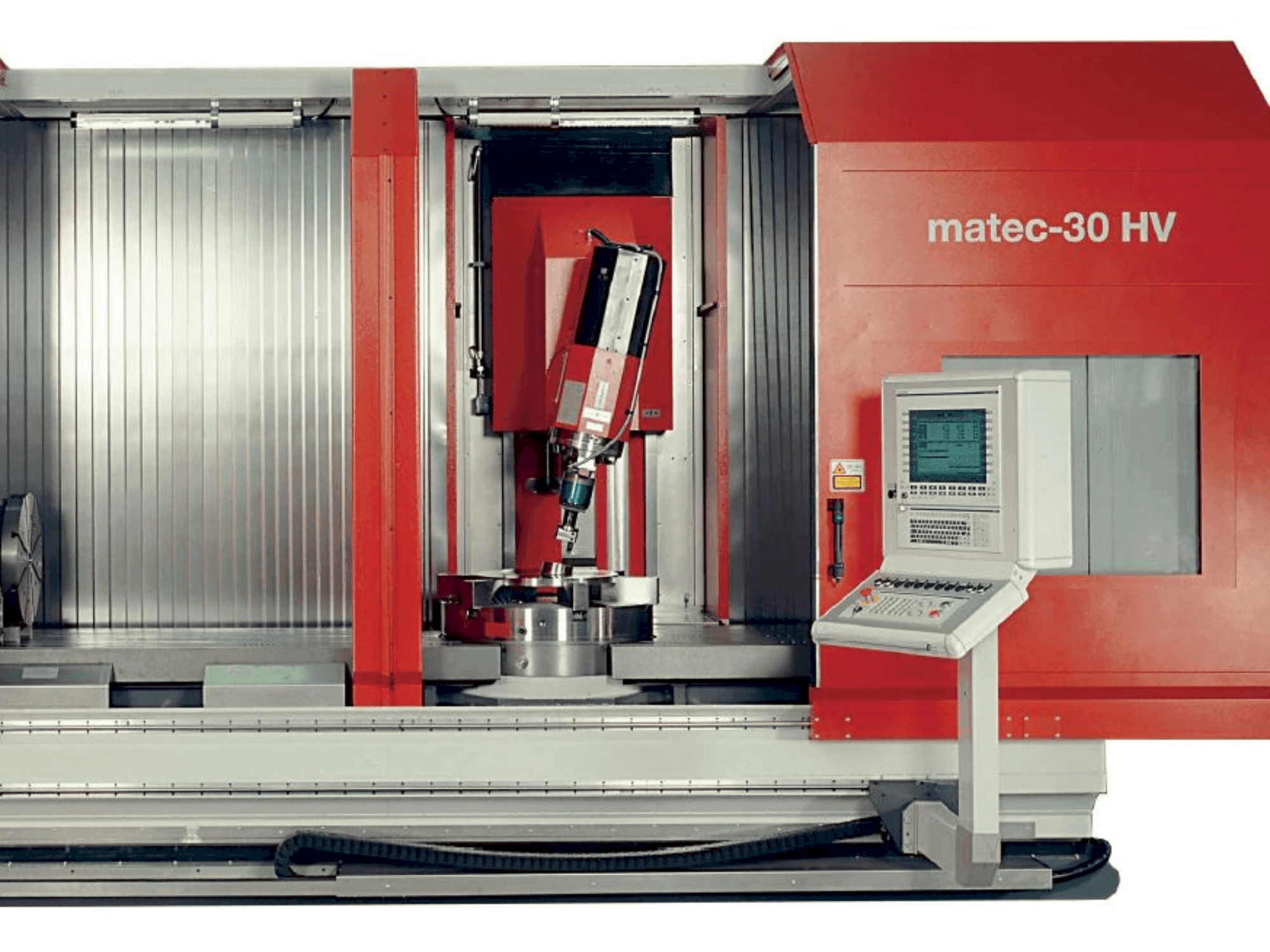 Vista frontale della macchina Matec 30 HV