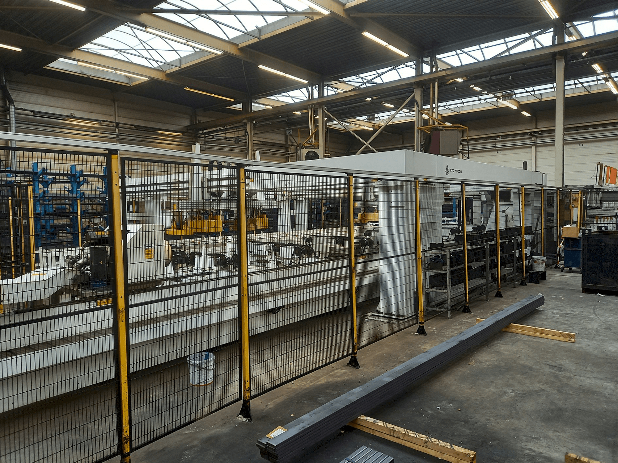 Vista frontale della macchina Balliu LTC 13000