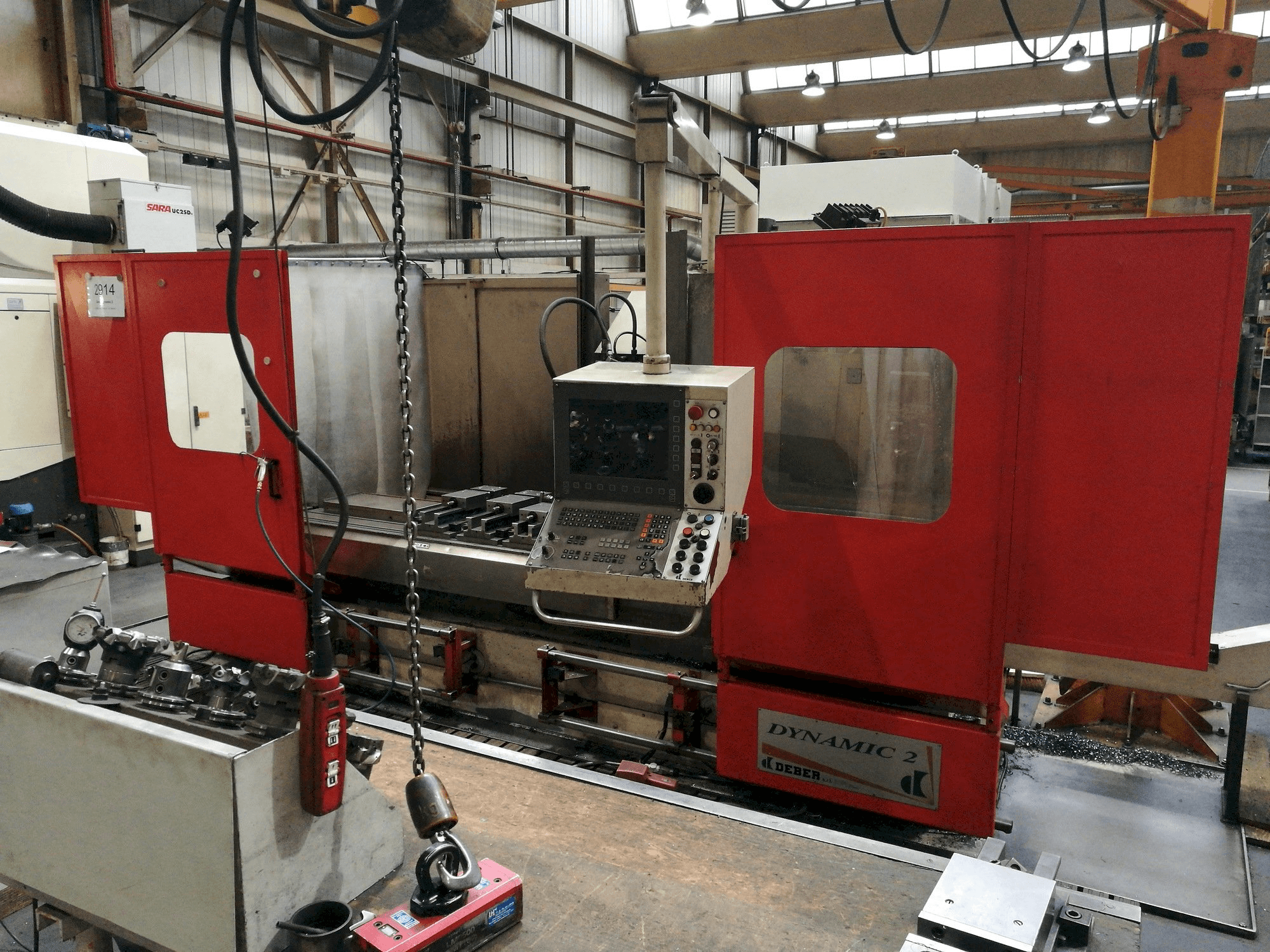 Vista frontale della macchina DEBER Dynamic 2