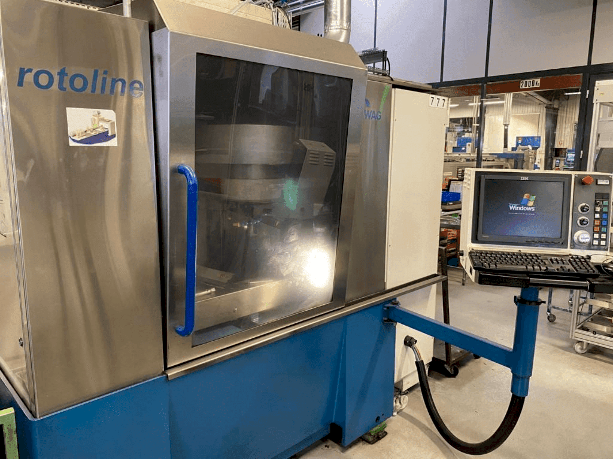 Vista frontale della macchina EWAG ROTOLINE 6X