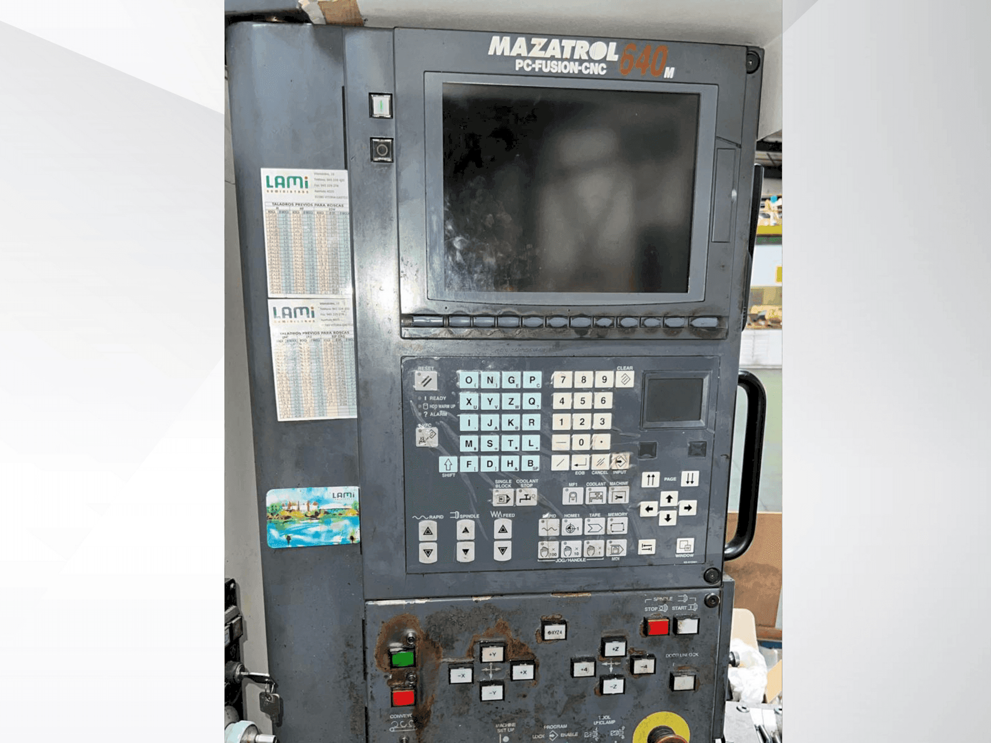 Sistema di controllo della macchina Mazak VTC-B