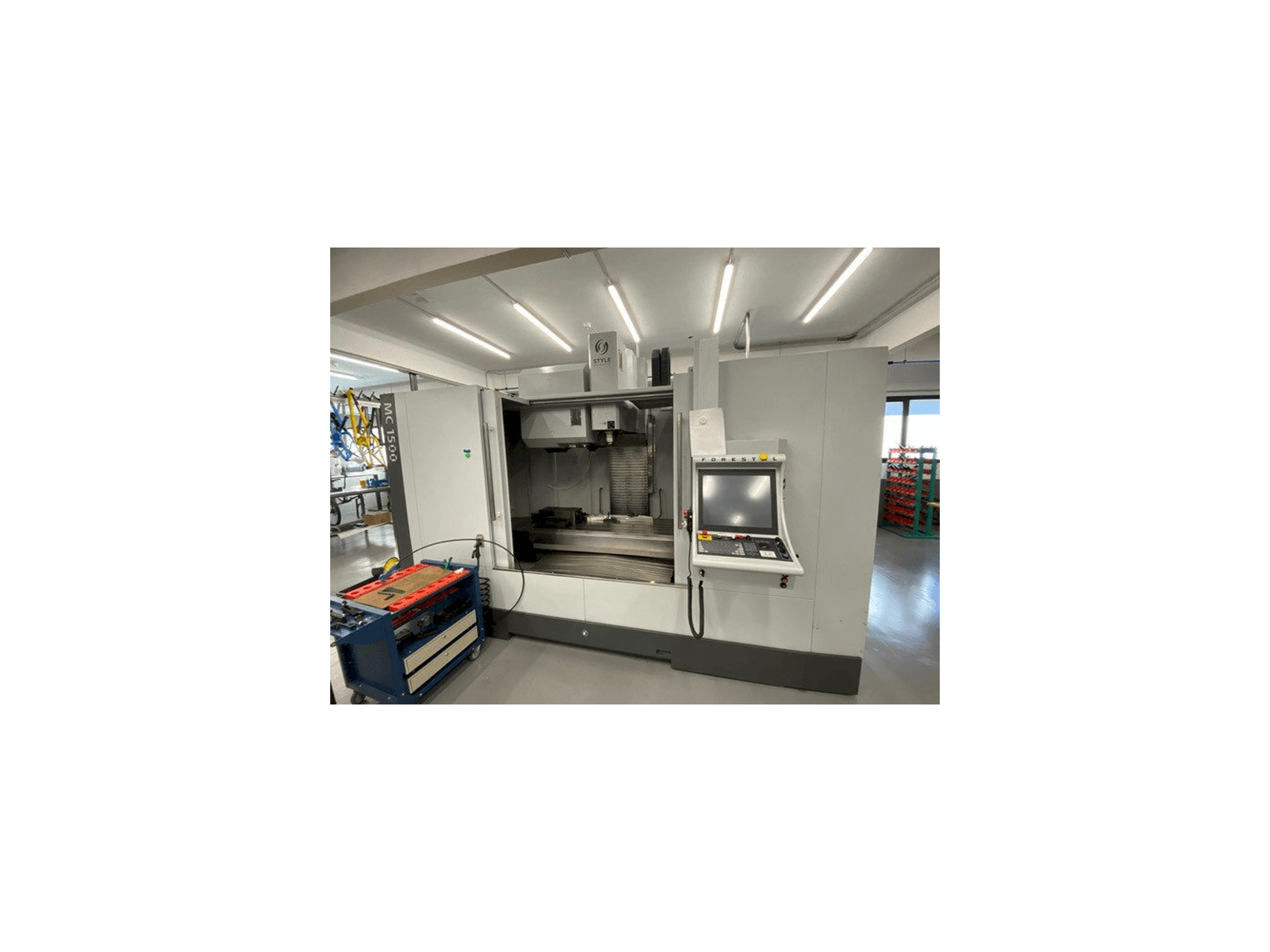 Vista frontale della macchina STYLE MC 1500