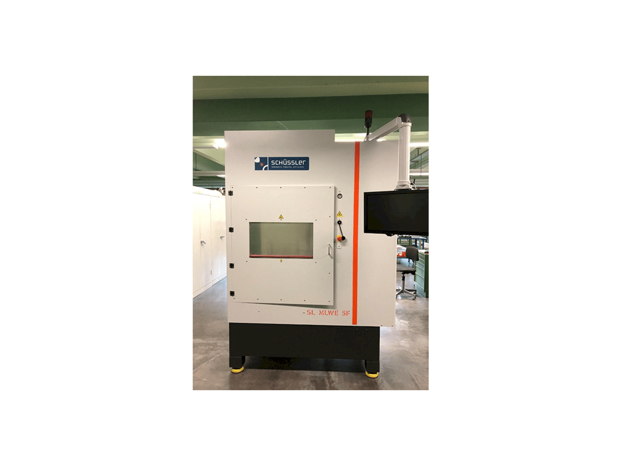 Vista frontale della macchina Schussler SL MLWE 5F