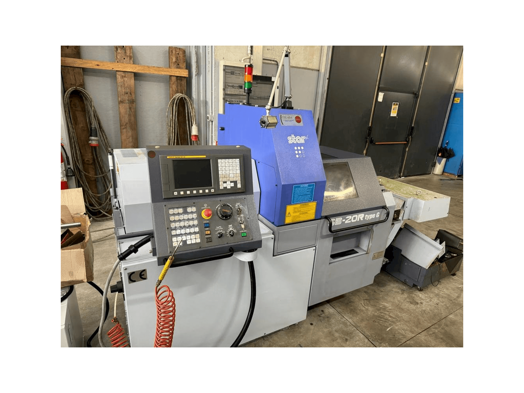 Vista frontale della macchina Star SB-20R TYPE G